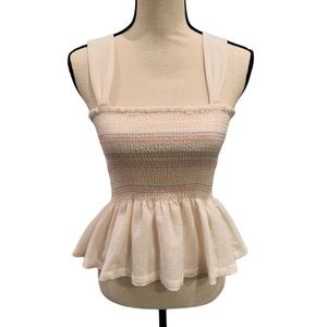 ⭐️ Madewell Texture & Thread Smocked Top